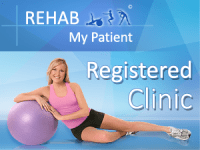 Exercise Rehabilitation is so important for recovery from&nbsp;injury